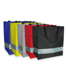 Highly Visible Reflective Strip Oxford Shopping Bag